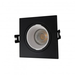 DK3071-BK+WH Встраиваемый светильник, IP 20, 10 Вт, GU5.3, LED, черный/белый, пластик в Набережных Челнах - naberezhnye-chelny.ok-mebel.com | фото