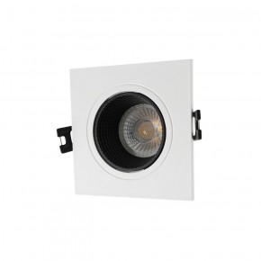 DK3071-WH+BK Встраиваемый светильник, IP 20, 10 Вт, GU5.3, LED, белый/черный, пластик в Набережных Челнах - naberezhnye-chelny.ok-mebel.com | фото