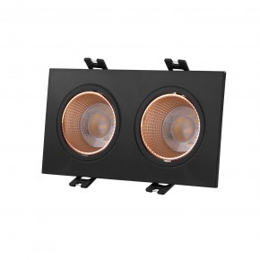 DK3072-BBR Встраиваемый светильник, IP 20, 10 Вт, GU5.3, LED, черный/бронзовый, пластик в Набережных Челнах - naberezhnye-chelny.ok-mebel.com | фото