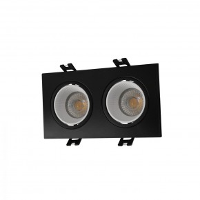 DK3072-BK+WH Встраиваемый светильник, IP 20, 10 Вт, GU5.3, LED, черный/белый, пластик в Набережных Челнах - naberezhnye-chelny.ok-mebel.com | фото