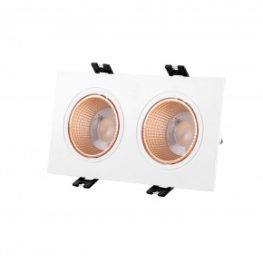 DK3072-WBR Встраиваемый светильник, IP 20, 10 Вт, GU5.3, LED, белый/бронзовый, пластик в Набережных Челнах - naberezhnye-chelny.ok-mebel.com | фото
