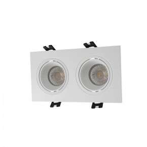 DK3072-WH Встраиваемый светильник, IP 20, 10 Вт, GU5.3, LED, белый/белый, пластик в Набережных Челнах - naberezhnye-chelny.ok-mebel.com | фото