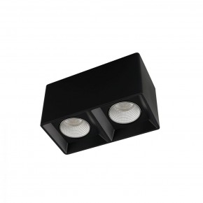 DK3085-BK+CH Светильник накладной IP 20, 10 Вт, GU5.3, LED, черный/хром, пластик в Набережных Челнах - naberezhnye-chelny.ok-mebel.com | фото