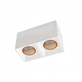 DK3085-WH+BR Светильник накладной IP 20, 10 Вт, GU5.3, LED, белый/бронзовый, пластик в Набережных Челнах - naberezhnye-chelny.ok-mebel.com | фото