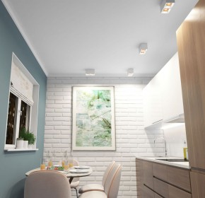 DK3085-WH+BR Светильник накладной IP 20, 10 Вт, GU5.3, LED, белый/бронзовый, пластик в Набережных Челнах - naberezhnye-chelny.ok-mebel.com | фото 2