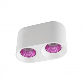 DK3096-WH+PI Светильник накладной IP 20, 10 Вт, GU5.3, LED, белый/розовый, пластик в Набережных Челнах - naberezhnye-chelny.ok-mebel.com | фото