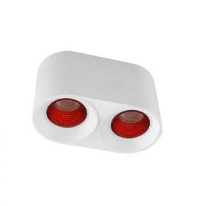 DK3096-WH+RD Светильник накладной IP 20, 10 Вт, GU5.3, LED, белый/красный, пластик в Набережных Челнах - naberezhnye-chelny.ok-mebel.com | фото