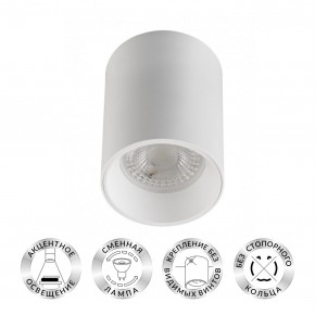 DK3110-WH Светильник накладной IP 20, 10 Вт, GU5.3, LED, белый, пластик в Набережных Челнах - naberezhnye-chelny.ok-mebel.com | фото