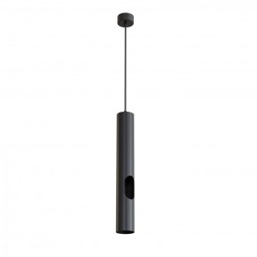 DK4045-BK Подвесной светильник, с декоративным вырезом, IP 20, до 15 Вт, LED, GU10, черный, алюминий в Набережных Челнах - naberezhnye-chelny.ok-mebel.com | фото