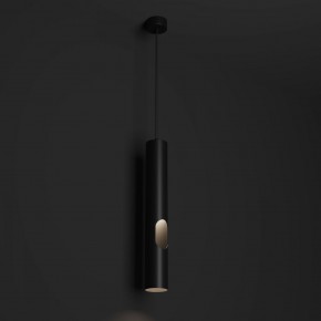 DK4045-BK Подвесной светильник, с декоративным вырезом, IP 20, до 15 Вт, LED, GU10, черный, алюминий в Набережных Челнах - naberezhnye-chelny.ok-mebel.com | фото 2