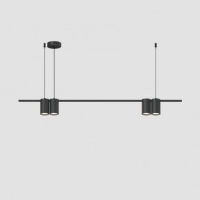 DK4061-BK Подвесной светильник ORBIT, IP20, 4xGU10 LED до 15 Вт, черный матовый, алюминий в Набережных Челнах - naberezhnye-chelny.ok-mebel.com | фото