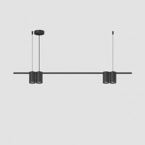 DK4061-BK Подвесной светильник ORBIT, IP20, 4xGU10 LED до 15 Вт, черный матовый, алюминий в Набережных Челнах - naberezhnye-chelny.ok-mebel.com | фото 2