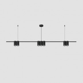 DK4063-BK Подвесной светильник ORBIT, IP20, 7xGU10 LED до 15 Вт, черный матовый, алюминий в Набережных Челнах - naberezhnye-chelny.ok-mebel.com | фото 2