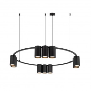 DK4065-BK Подвесной светильник ORBIT, IP20, 10xGU10 LED до 15 Вт, черный матовый, алюминий в Набережных Челнах - naberezhnye-chelny.ok-mebel.com | фото 3