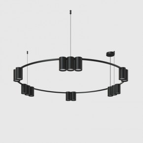DK4067-BK Подвесной светильник ORBIT, IP20, 15xGU10 LED до 15 Вт, черный матовый, алюминий в Набережных Челнах - naberezhnye-chelny.ok-mebel.com | фото 2
