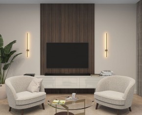 DK5012-SG Бра 800 мм, 3000К, IP20,7 Вт, матовое золото в Набережных Челнах - naberezhnye-chelny.ok-mebel.com | фото 5