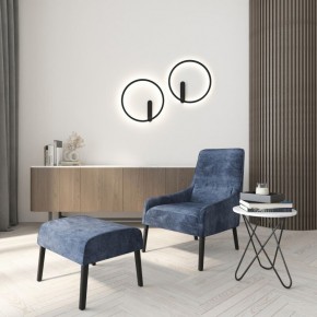 DK5035-BK Бра ROUND со светодиодом, IP20, 24W, 3000/4000/6500K, черный, алюминий в Набережных Челнах - naberezhnye-chelny.ok-mebel.com | фото 8