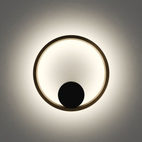 DK5060-BK+SG Бра ORBIT, IP20, 3000К, LED, 10 Вт, черный + сатинированное золото, алюминий в Набережных Челнах - naberezhnye-chelny.ok-mebel.com | фото 4