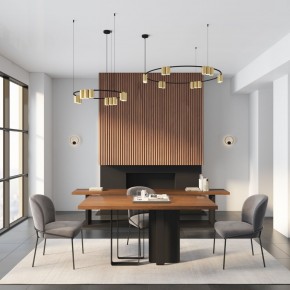 DK5060-BK+SG Бра ORBIT, IP20, 3000К, LED, 10 Вт, черный + сатинированное золото, алюминий в Набережных Челнах - naberezhnye-chelny.ok-mebel.com | фото 6