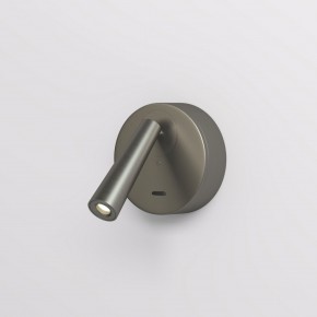 DK5072-DN Бра SHINE WALL со светодиодом, D104*H68, IP20, 3000К, 3W, RA?90, темный никель, алюминий в Набережных Челнах - naberezhnye-chelny.ok-mebel.com | фото