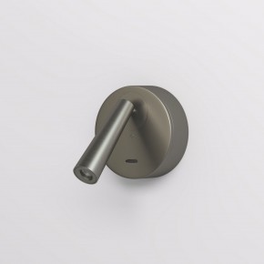 DK5072-DN Бра SHINE WALL со светодиодом, D104*H68, IP20, 3000К, 3W, RA?90, темный никель, алюминий в Набережных Челнах - naberezhnye-chelny.ok-mebel.com | фото 2