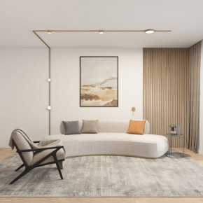 DK5072-SB Бра SHINE WALL со светодиодом, D104*H68, IP20, 3000К, 3W, RA?90, сатинированная латунь, алюминий в Набережных Челнах - naberezhnye-chelny.ok-mebel.com | фото 5
