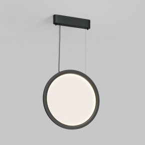 DK6604-BK Подвесной вертикальный светильник Veil со светодиодом H1500 d450 220V 36W 3000-6000K IP20 черный алюминий в Набережных Челнах - naberezhnye-chelny.ok-mebel.com | фото