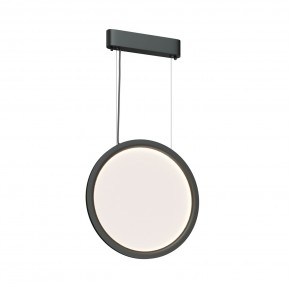 DK6604-BK Подвесной вертикальный светильник Veil со светодиодом H1500 d450 220V 36W 3000-6000K IP20 черный алюминий в Набережных Челнах - naberezhnye-chelny.ok-mebel.com | фото 3