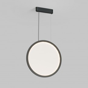 DK6606-BK Подвесной вертикальный светильник Veil со светодиодом H1700 d600 220V 48W 3000-6000K IP20 черный алюминий в Набережных Челнах - naberezhnye-chelny.ok-mebel.com | фото