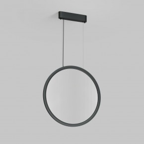 DK6606-BK Подвесной вертикальный светильник Veil со светодиодом H1700 d600 220V 48W 3000-6000K IP20 черный алюминий в Набережных Челнах - naberezhnye-chelny.ok-mebel.com | фото 2