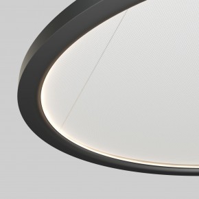 DK6616-BK Подвесной горизонтальный светильник Veil со светодиодом H900 d600 220V 48W 3000-6000K IP20 черный алюминий в Набережных Челнах - naberezhnye-chelny.ok-mebel.com | фото 3