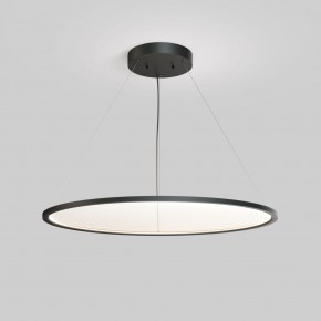 DK6620-BK Подвесной горизонтальный светильник Veil со светодиодом H900 d1000 220V 82W 3000-6000K IP20 черный алюминий в Набережных Челнах - naberezhnye-chelny.ok-mebel.com | фото