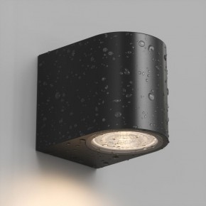 DK9790-BK Настенный уличный светильник NARVIK, IP44, GU10 LED, до 15 Вт, черный, алюминий в Набережных Челнах - naberezhnye-chelny.ok-mebel.com | фото 3