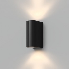DK9791-BK Настенный уличный светильник NARVIK, IP44, 2хGU10 LED, до 15 Вт, черный, алюминий в Набережных Челнах - naberezhnye-chelny.ok-mebel.com | фото
