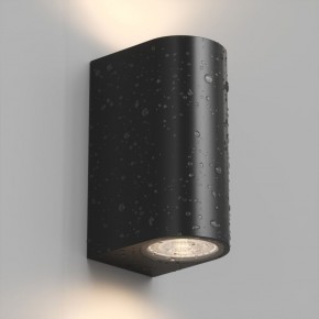 DK9791-BK Настенный уличный светильник NARVIK, IP44, 2хGU10 LED, до 15 Вт, черный, алюминий в Набережных Челнах - naberezhnye-chelny.ok-mebel.com | фото 3