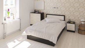 Фиеста Кровать 1200, цвет венге/дуб лоредо, ШхГхВ 123,5х203,5х80 см., сп.м. 1200х2000 мм., без матраса, основание есть в Набережных Челнах - naberezhnye-chelny.ok-mebel.com | фото 5