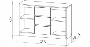 НИЦЦА-5 Комод (НЦ.05) в Набережных Челнах - naberezhnye-chelny.ok-mebel.com | фото 2