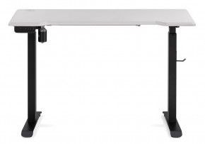 Компьютерный стол Маркос с механизмом подъема 120х75х75 белая шагрень / черный в Набережных Челнах - naberezhnye-chelny.ok-mebel.com | фото 3