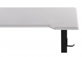 Компьютерный стол Маркос с механизмом подъема 120х75х75 белая шагрень / черный в Набережных Челнах - naberezhnye-chelny.ok-mebel.com | фото 8