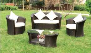Комплект садовой мебели Малибу (диван, 2 кресла RS 16/стол RD16) в Набережных Челнах - naberezhnye-chelny.ok-mebel.com | фото