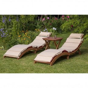 Комплект шезлонги и столик AFM-803A-T133 Beige (2+1) в Набережных Челнах - naberezhnye-chelny.ok-mebel.com | фото