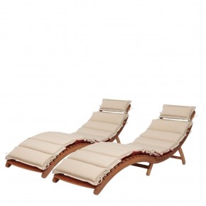 Комплект шезлонги и столик AFM-803A-T133 Beige (2+1) в Набережных Челнах - naberezhnye-chelny.ok-mebel.com | фото 2