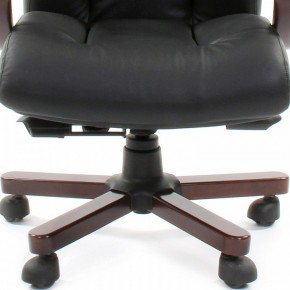 Кресло для руководителя Chairman 421 черный/орех темный, черный в Набережных Челнах - naberezhnye-chelny.ok-mebel.com | фото 4
