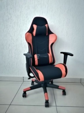 Кресло геймерское Barneo K-50 (черная сетка оранжевые вставки) в Набережных Челнах - naberezhnye-chelny.ok-mebel.com | фото