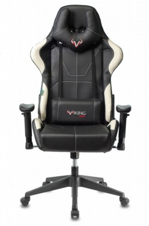 Кресло игровое Бюрократ VIKING 5 AERO WHITE черный/белый в Набережных Челнах - naberezhnye-chelny.ok-mebel.com | фото 3