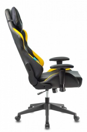 Кресло игровое Бюрократ VIKING 5 AERO YELLOW черный/желтый в Набережных Челнах - naberezhnye-chelny.ok-mebel.com | фото 2