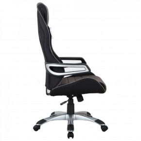 Кресло компьютерное BRABIX Techno GM-002 (ткань) черное/серое, вставки белые (531815) в Набережных Челнах - naberezhnye-chelny.ok-mebel.com | фото 4
