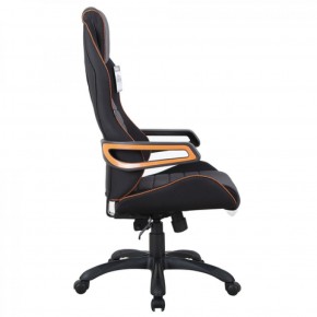 Кресло компьютерное BRABIX Techno Pro GM-003 (ткань черное/серое, вставки оранжевые) 531813 в Набережных Челнах - naberezhnye-chelny.ok-mebel.com | фото 3