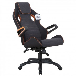 Кресло компьютерное BRABIX Techno Pro GM-003 (ткань черное/серое, вставки оранжевые) 531813 в Набережных Челнах - naberezhnye-chelny.ok-mebel.com | фото 8