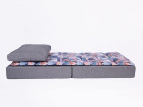 Кресло-кровать бескаркасное Харви (коричневый-геометрия браун) в Набережных Челнах - naberezhnye-chelny.ok-mebel.com | фото 3